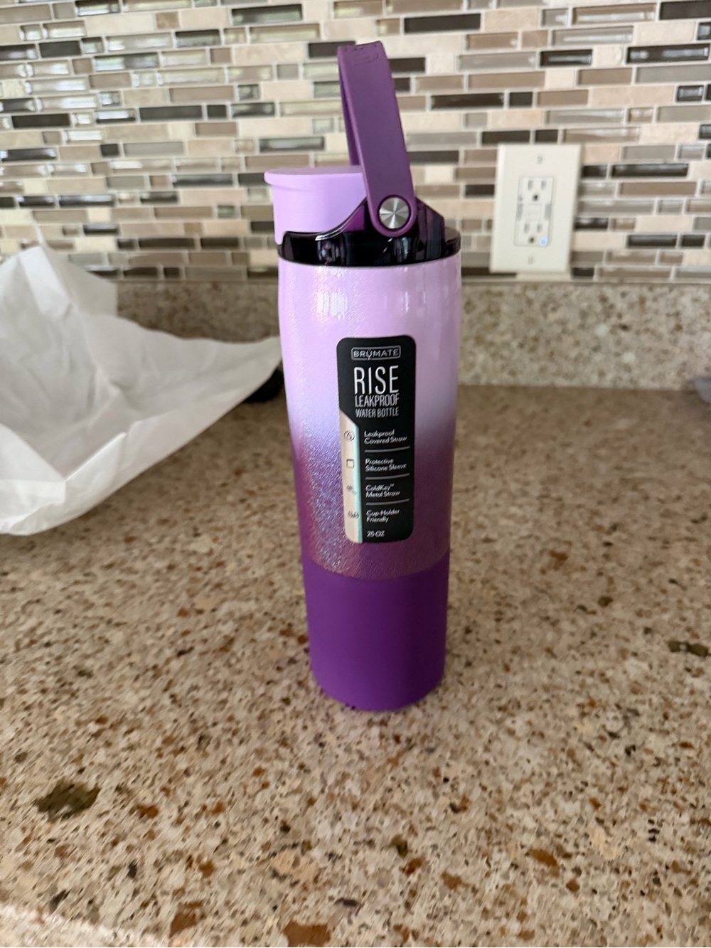 Rise Leakproof Water Bottle - Lavender/Purple